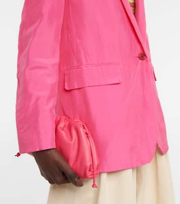 Blazer in pongé di seta e cotone | Dries Van Noten