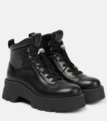 Vancouver leather hiking boots | Gianvito Rossi