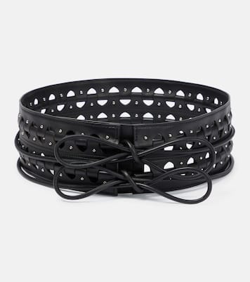Ceinture en cuir à clous | Alaïa