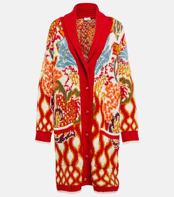 Jacquard wool-blend cardigan | Etro
