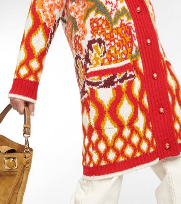 Jacquard wool-blend cardigan | Etro