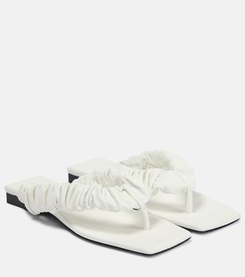 Tongs Ash en cuir | Khaite