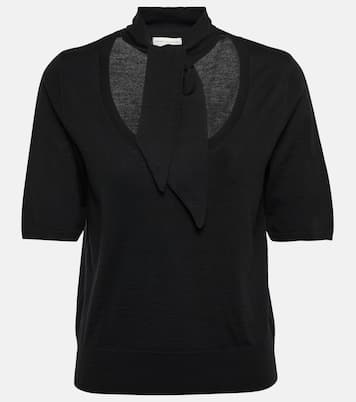 Self-tie wool top | Dries Van Noten