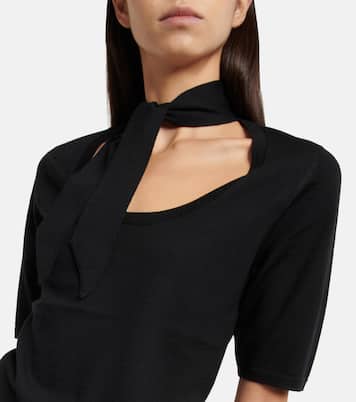 Self-tie wool top | Dries Van Noten