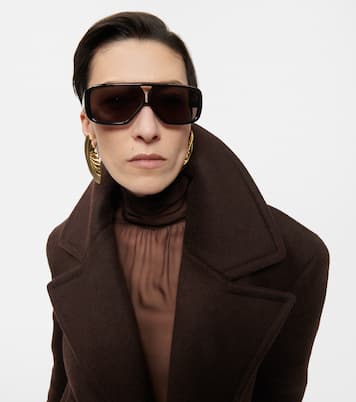 SL 569 Y flat-brow sunglasses | Saint Laurent