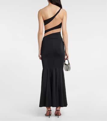 Robe aus Jersey mit Mesh | Norma Kamali