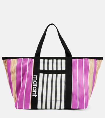 ★Isabel Marant★ Warden Striped Nylon Tote Bag Blue Multico Isabel Marant Warden Tote | Shopbop