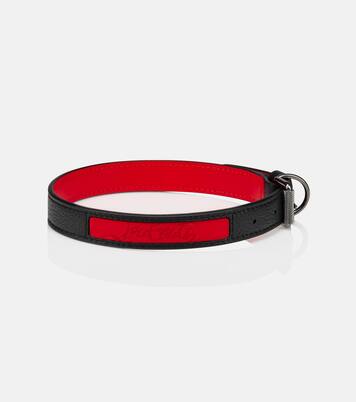 Loubicollar M leather dog collar | Christian Louboutin