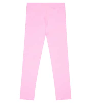 Printed cotton jersey leggings | Moschino Kids