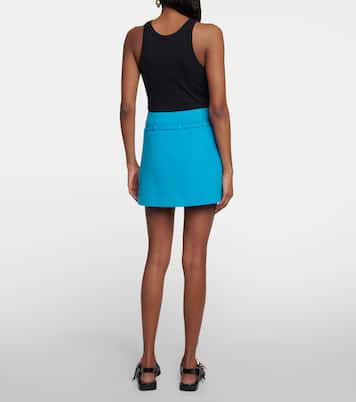 Wool-blend miniskirt | Ganni
