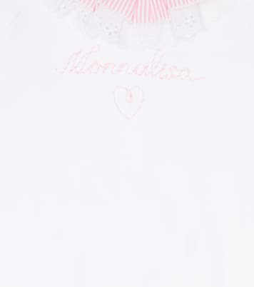 Baby - Tutina in cotone con volant | Monnalisa