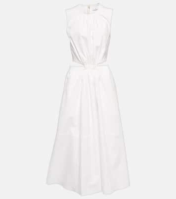 White Label cutout cotton midi dress | Proenza Schouler