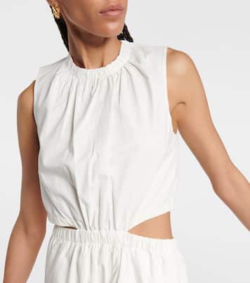 White Label cutout cotton midi dress | Proenza Schouler