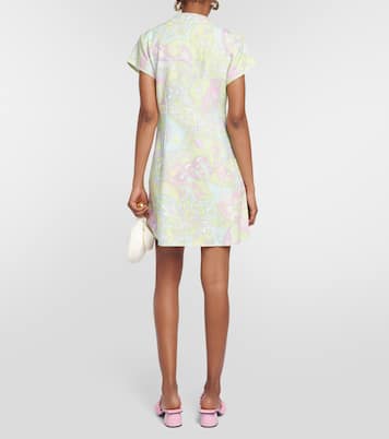 Vestido corto de algodón floral | Rixo