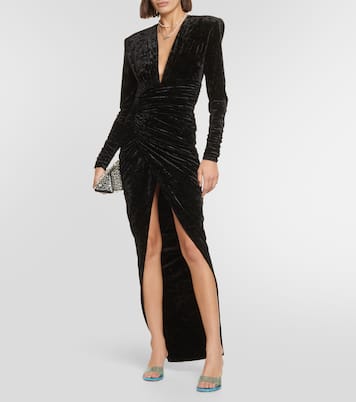 Velvet gown | Alexandre Vauthier