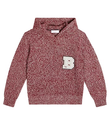 Wool, cashmere, and silk hoodie | Brunello Cucinelli Kids