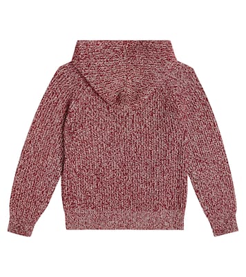 Wool, cashmere, and silk hoodie | Brunello Cucinelli Kids