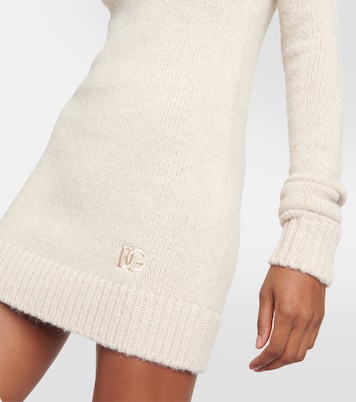 Abito in maglia di misto lana a coste | Dolce&Gabbana