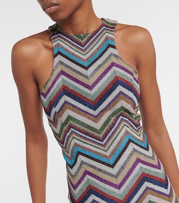 Zig Zag wool-blend midi dress | Missoni