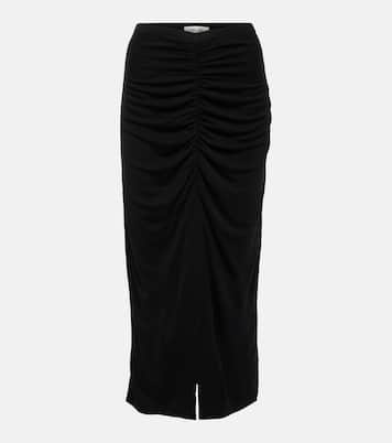Falda midi Callisto en mezcla de lana | Diane von Furstenberg