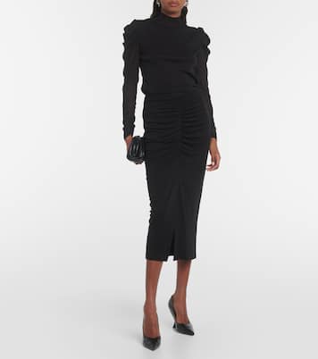 Falda midi Callisto en mezcla de lana | Diane von Furstenberg