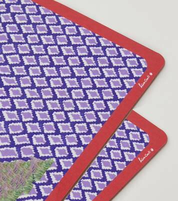 Hima Palma Pervinch set of 2 placemats | Lisa Corti