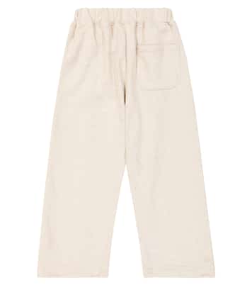Printed cotton-blend jersey sweatpants | Jellymallow