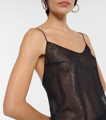 Feather-trimmed minidress | Oséree