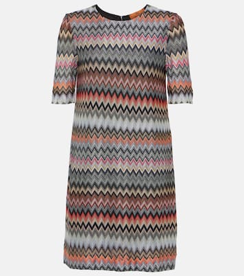 Minikleid aus Häkelstrick | Missoni