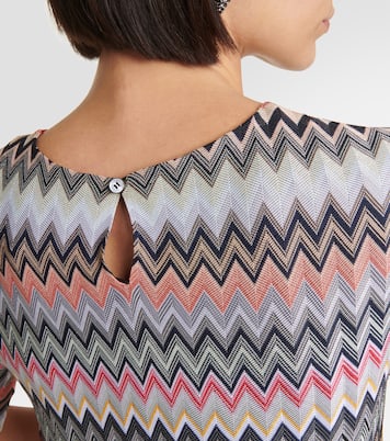 Minikleid aus Häkelstrick | Missoni