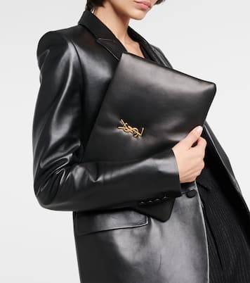 Clutch Calypso Large in pelle | Saint Laurent