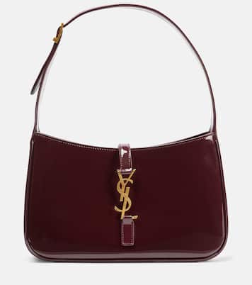 Schultertasche Le 5 à 7 aus Lackleder | Saint Laurent