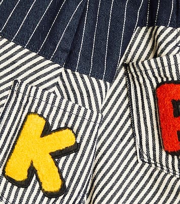 Falda de algodón a rayas | Kenzo Kids