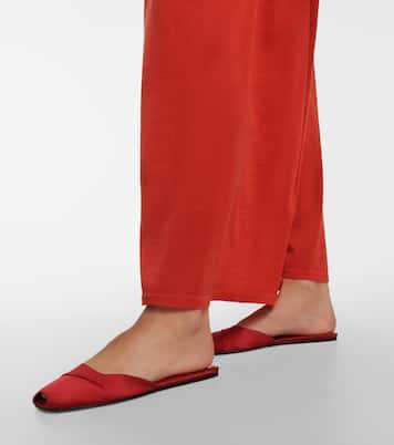 Milla satin flats | The Row