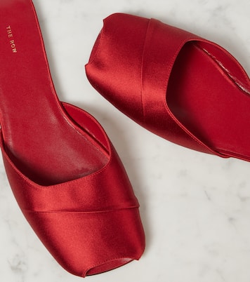 Milla satin flats | The Row