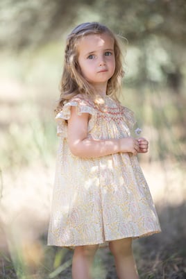 Bebé - vestido de algodón estampado | Tartine et Chocolat