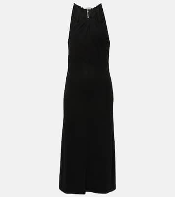 Abito midi in crêpe e pizzo | Givenchy