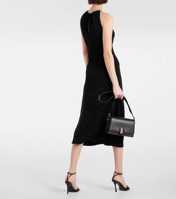 Abito midi in crêpe e pizzo | Givenchy