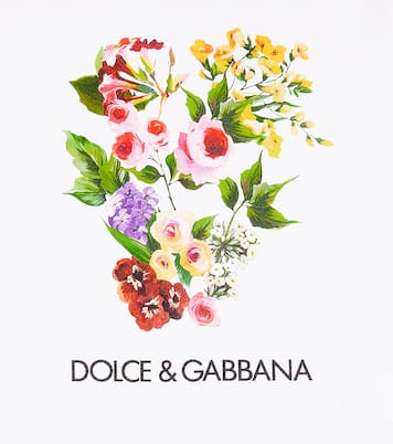 Camiseta de jersey de algodón estampada | Dolce&Gabbana Kids
