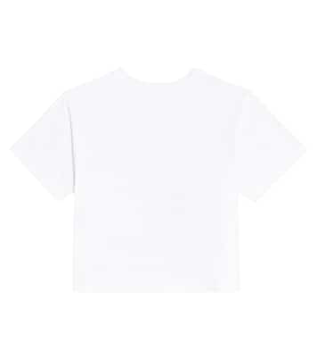 Camiseta de jersey de algodón estampada | Dolce&Gabbana Kids