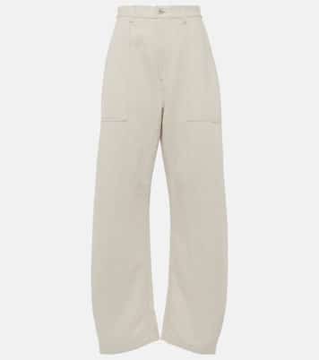 Weite Hose Balloon aus Baumwolle und Leinen | Loewe