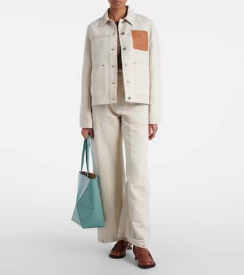 Weite Hose Balloon aus Baumwolle und Leinen | Loewe
