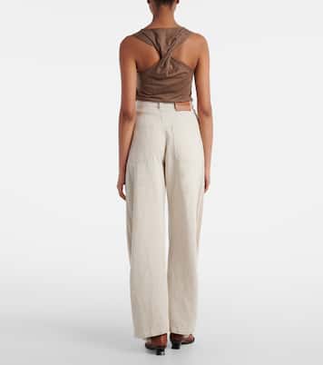 Weite Hose Balloon aus Baumwolle und Leinen | Loewe