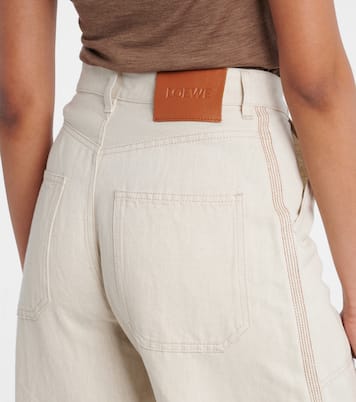 Weite Hose Balloon aus Baumwolle und Leinen | Loewe
