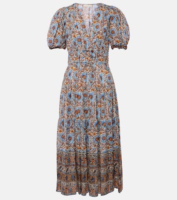 Ilana printed cotton-blend midi dress | Ulla Johnson