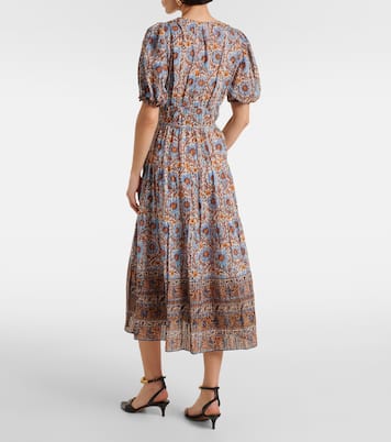 Ilana printed cotton-blend midi dress | Ulla Johnson