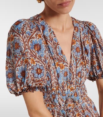 Ilana printed cotton-blend midi dress | Ulla Johnson