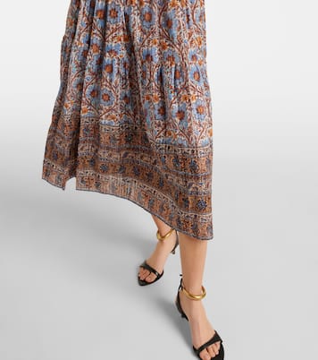 Ilana printed cotton-blend midi dress | Ulla Johnson