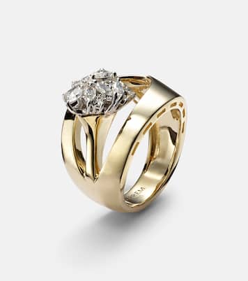 Bague Golden Strada en or 18 ct et diamants | Yeprem