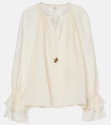 Blusa in georgette di seta | Chloé